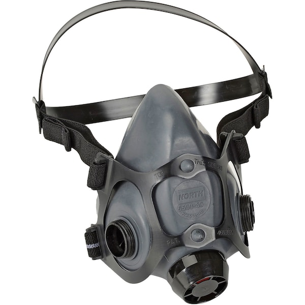 Honeywell Safety Products North 5500 Half Mask Elastomeric With Dual Cartridge Connectors For N Series. Size Small. 550030S - main